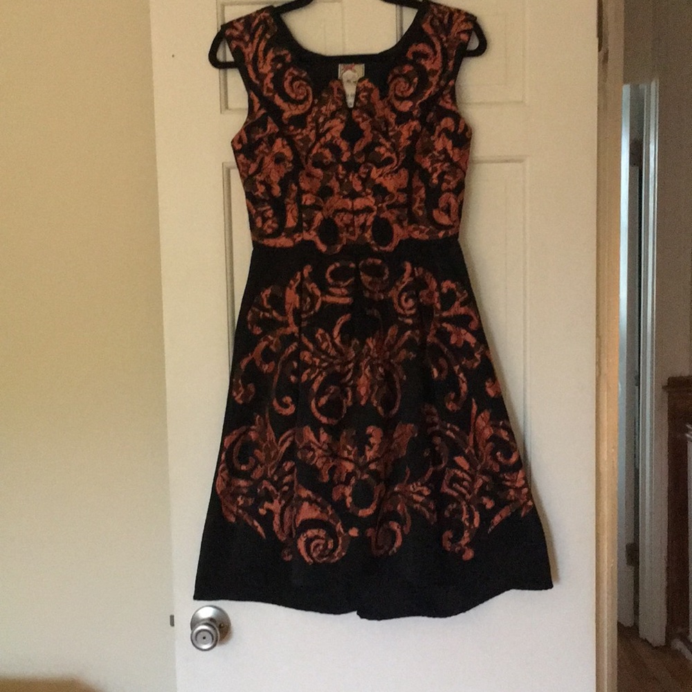 Yoana baraschi wool and lace dress.